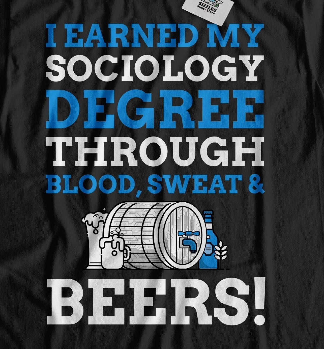 Unisex Funny Sociology Degree T-Shirt Sociologist Graduate Gifts 3XL