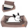 ORTHOPAEDIC Bed for a Small Dog or Puppy 70x55x18 Ukory BROWN