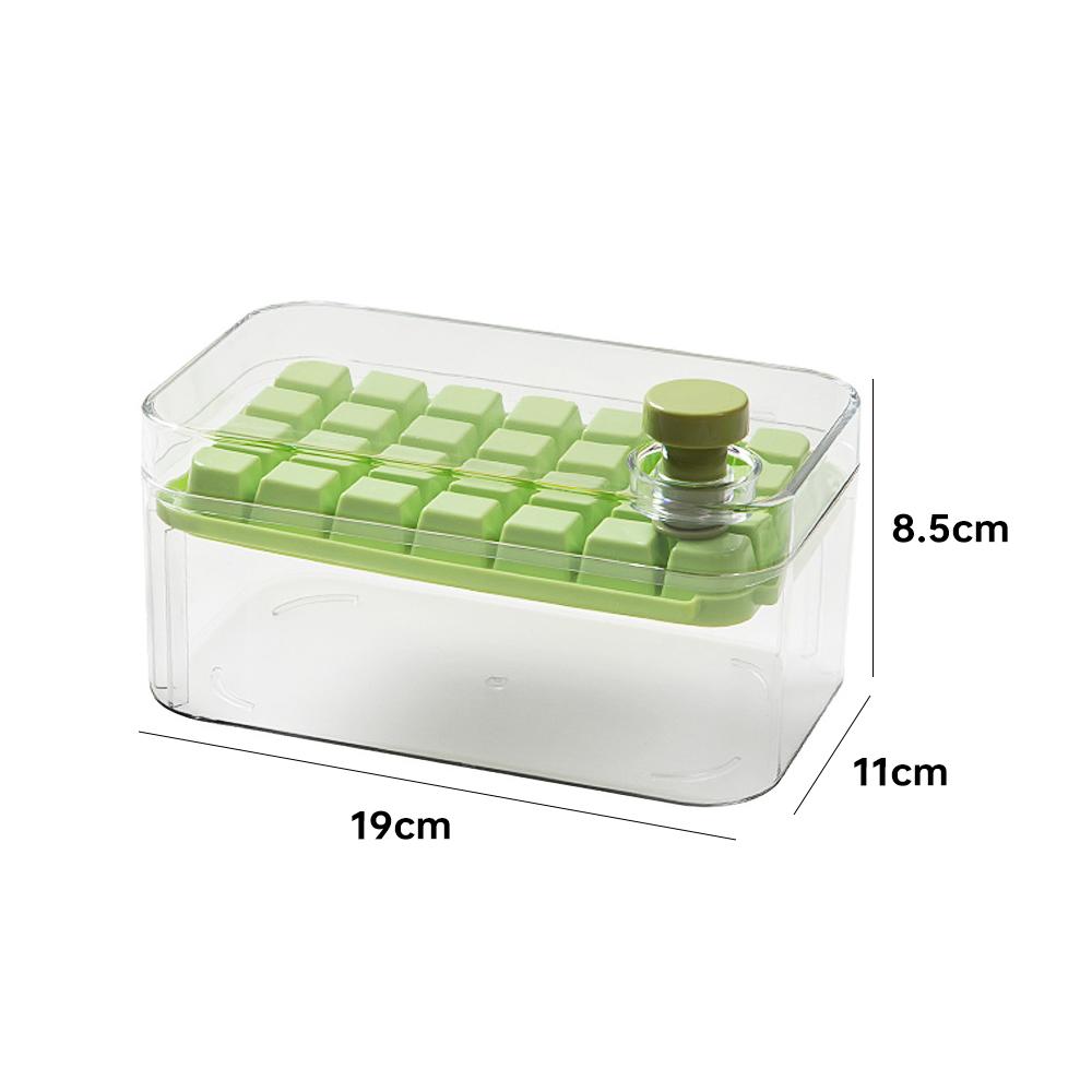 28 Grid Silicone Ice Cube Tray Mould With Lid Shovel Storage Box Remove With One Click Ice Maker DIY Whiskey Cocktail Tools