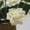 52CM3 Head Curled Rose Artificial Flower Home Floral Wedding Decoration Bouquet Feeling Moisturizing Horned Rose Flower
