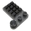 12 Key 3 Knob Mechanical Keyboard Red Switch Waterproof Dustproof Volume Control Multifunctional Keyboard for Game