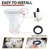 31705 RV Toilet Water Valve Kit - Fits Thetford Aqua-Magic V High/Low Hand/Foot Flush Replaces 31688, 31687, 31653