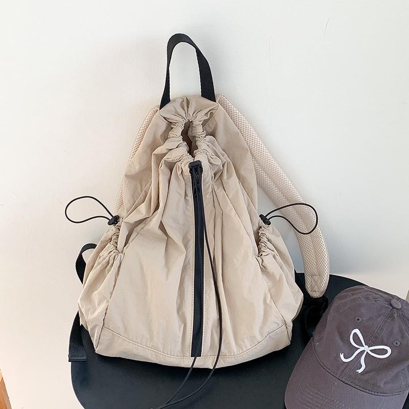 2024 New Korean Style Casual Backpack Simple Women s High-end Multi-functional Soft Nylon