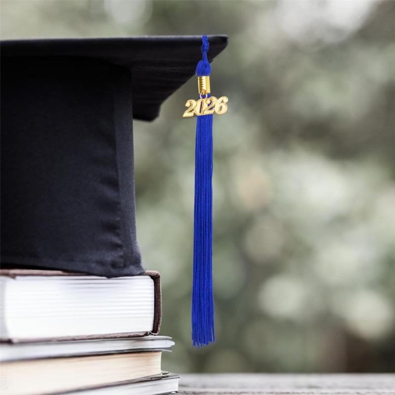 10 Piezas Borlas de Graduación 2026 con Colgante del Año Borlas para Birretes y Togas Académicas y Ceremonias de Graduación