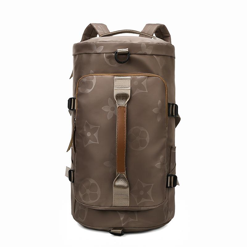 Street Trend Fitness Bag with Shoe Compartment Large Capacity Out Messenger Sports Handbag Travel Bag