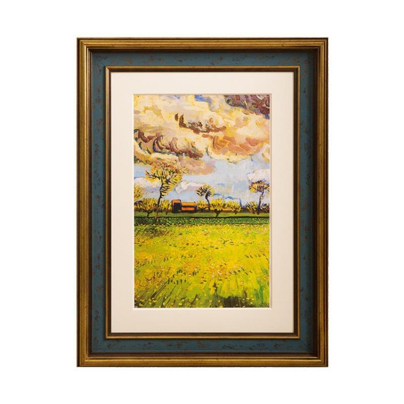 European Vintage Gold Wall Frame - Oil Painting Photo Display Multiple Size Wall-Mounted Art Decor for Home