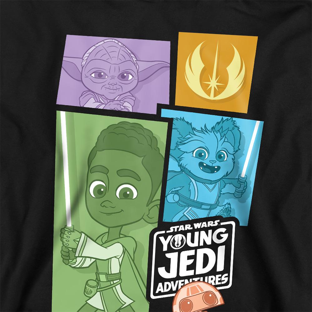 STAR WARS Childrens/Kids Young Jedi Adventure Blocks Heather Hoodie