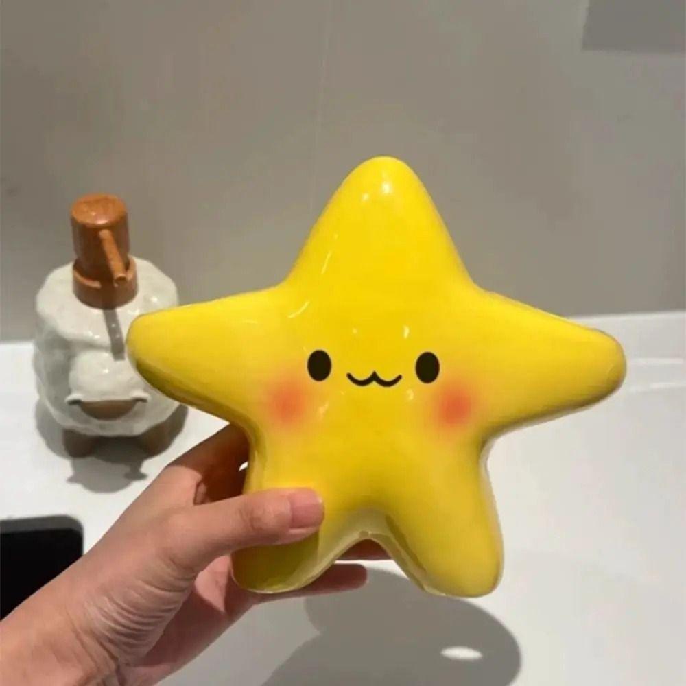 Cartoon Star Electric Toothbrush Holder Ceramic Toothpaste Rack New Toothbrush Storage Rack