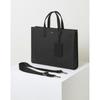 Daks Black Logo Pattern Leather Large Tote Bag Dbba4e601bk