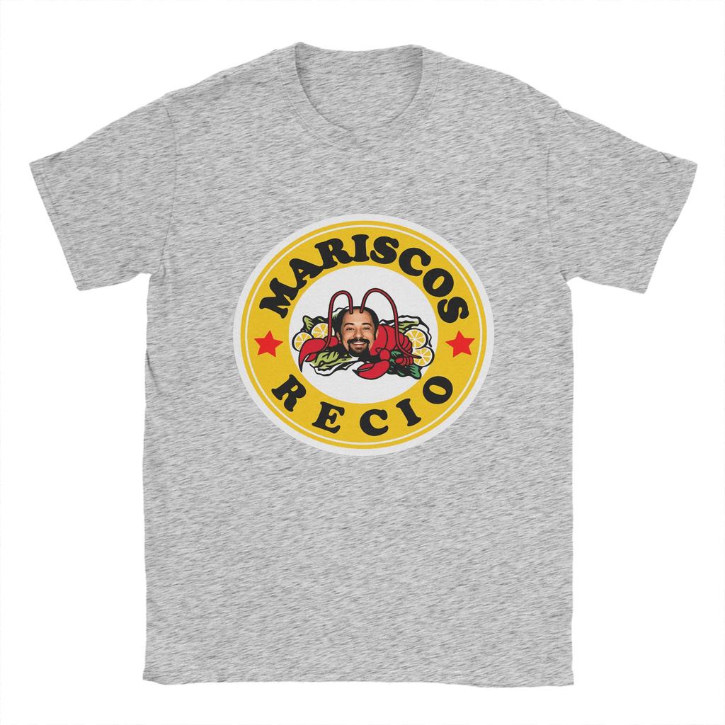 Harajuku TShirt Summer Antonio Mariscos Recio Novelty T Shirts  Pure Cotton Tshirt for Men Retro Cheap Print Short Sleeve Tops