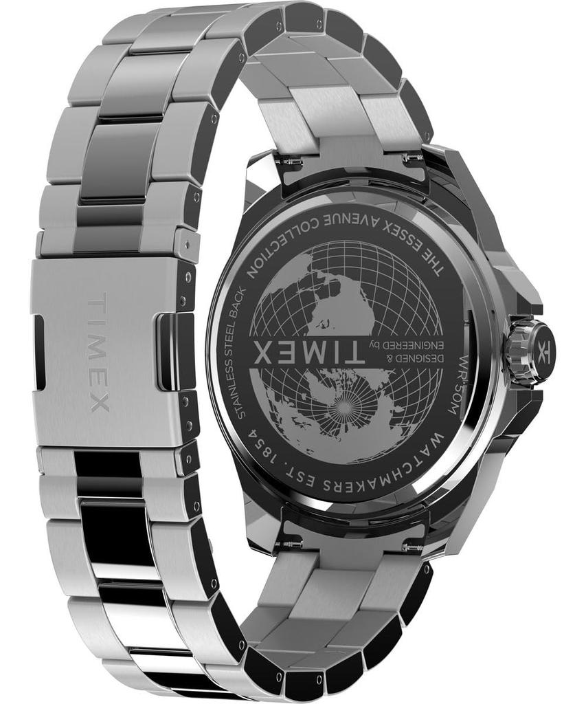 TIMEX TW2W79500 Men's Quartz Watch, Blue, Mineral Crystal, 5 ATM Water Resistance