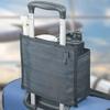 Travel Luggage Drink Bottle Bag Free Hand Hold Two Coffee Mugs Insulation Drink Bag Drink Carrier Fits Roll on Suitcase Handles