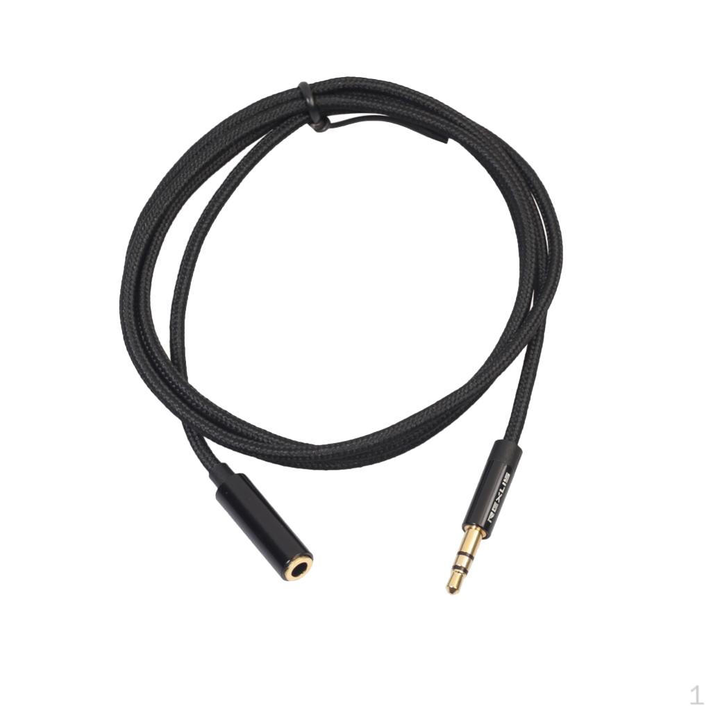 3.5mm Male To Female Headphone/ AUX Audio Cable Extension Stereo