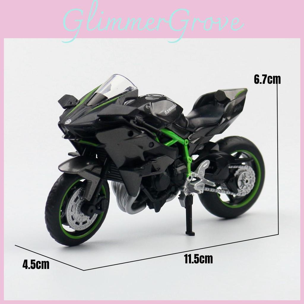 Alloy Simulation Kawasaki Ninja Motorcycle Model Toy For Play Display And