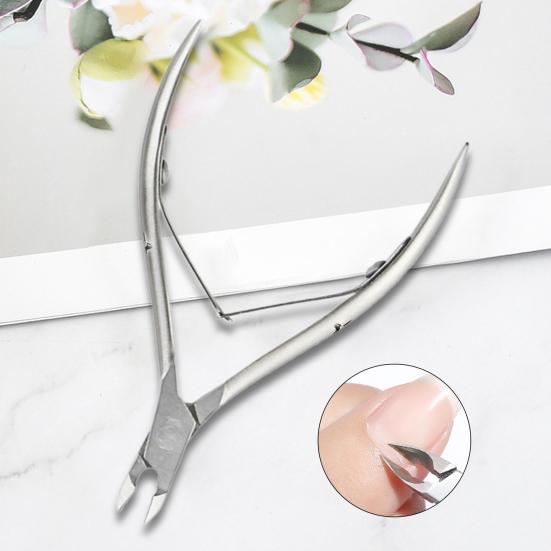 Stainless Steel Cuticle Trimmer Sharp Eagle Beak Nail Clippers for Precise Dead Skin & Hangnail Removal Manicure Pedicure Tool for Salon Home
