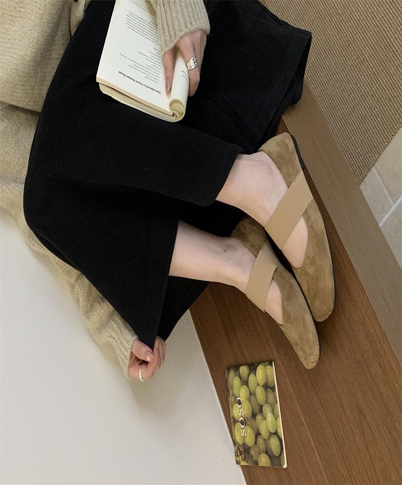 Flat-bottomed Retro Single Shoes Fairy Shoes 2025 New Summer Ballet Shoes with Skirts Mary Jane Shoes