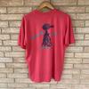 Bicycle Texas Lone Star Travel Pink Backside Graphic Single Stitch T-shirt Sz XL