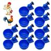 10 Pcs Automatic Poultry Drinker Bowl Chicken Bird Water Cups Duck Drinking Machine Hanging Drinking Bowls Water Dispenser