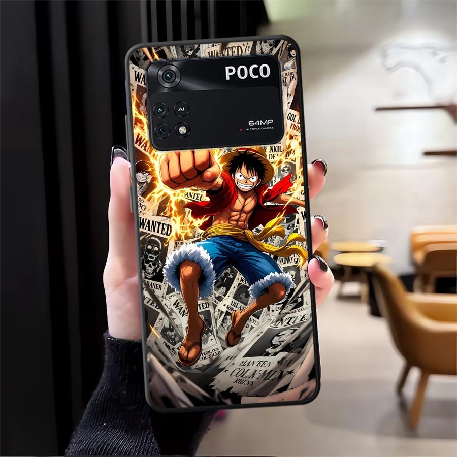 

Чехол для телефона Xiaomi Poco X3 X4 X5 C50 F3 F4 F5 M5 C51 C65 M3 M4 Pro One Piece Луффи Poco X3