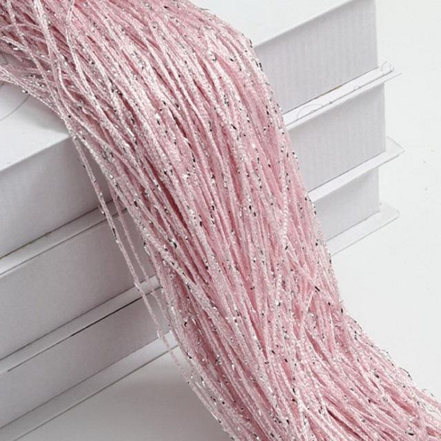 1x2m String Curtain Shiny Tassel Line Curtains Window Door Divider Drape for Home Living Room Cafe interior Decorations Valance