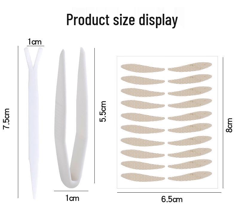 Invisible Lace Double Eyelid Stickers - Water-resistant, Anti-Droop, Seamless for a Natural Look.