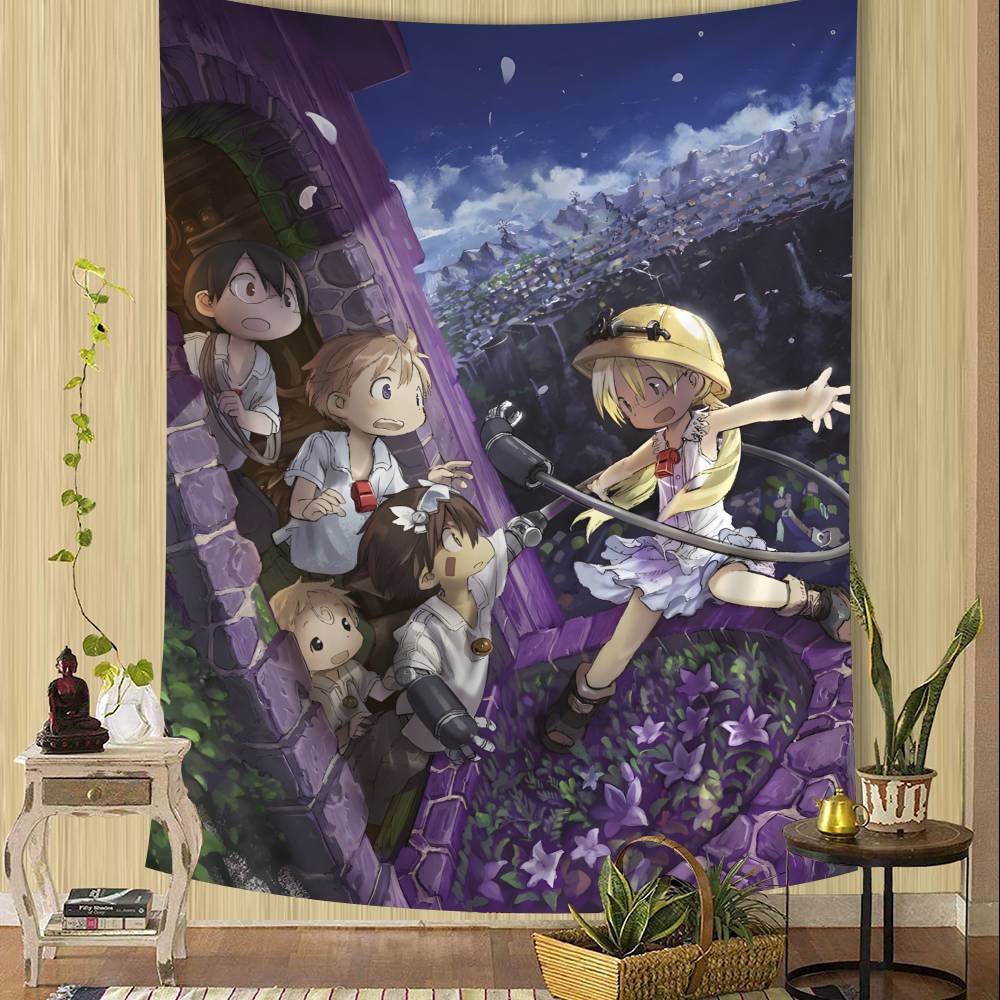 Made In Abyss Movie Anime Tapestry For Living Room Home Dorm Decor Home Decor