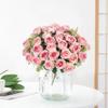 10-Head Osmanthus Rose Bouquet for Wedding, Home Decoration, or Photography