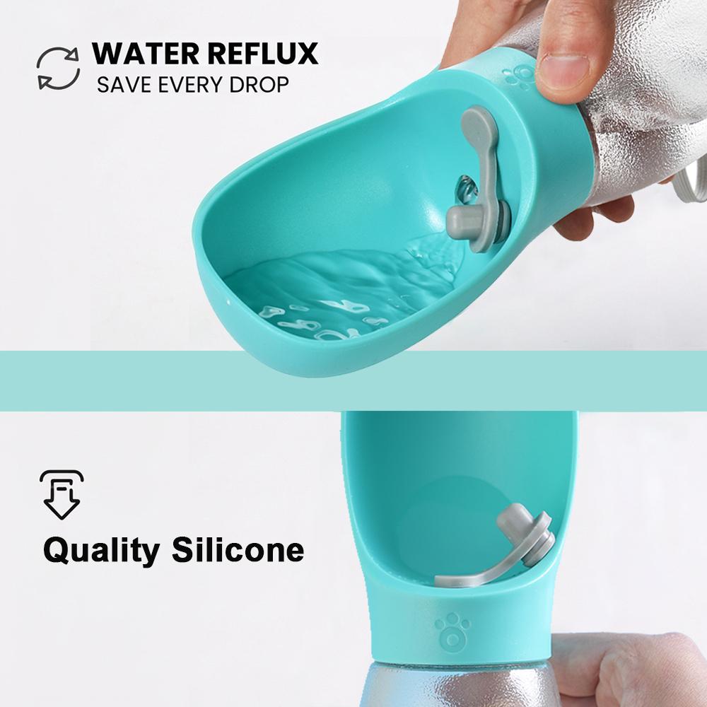 Portable Dog Water Bottle 300ML Leak Proof Pet Travel Water Cup Outdoor Walking Drinking Bowl for Small Medium Large Dogs Cats