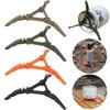 Nylon Gas Canister Stand Foldable Outdoor Gas Tank Bracket Camping Stove Bottle Stand Universal Tripod Folding Canister Stand