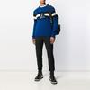 Moncler Striped Detail Pullover Wool Sweater Men sweater Blue 9043700A9177723