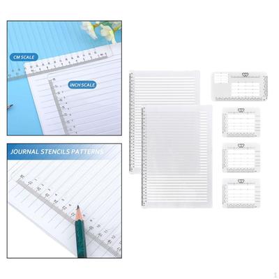 Envelope Addressing Guide Stencil Templates Calligraphy Rulers Ideal Gift Clear Scale Scrapbooking