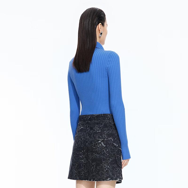 JNBY Fall 2025 Slim-Fit Wool Blend Zip Cardigan