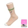 Chaussettes Mi-mollet Brodées pour Femme Crocodile Tons Pastel 0039sk (P003765210)