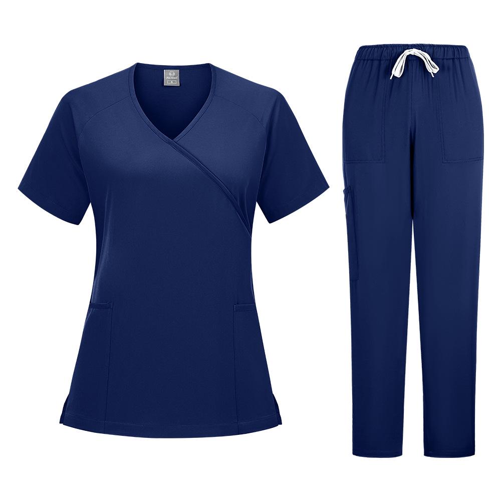 Unisex Surgical Scrub Suit Set - Operating Room Hospital Gown and Washable Hand Gown