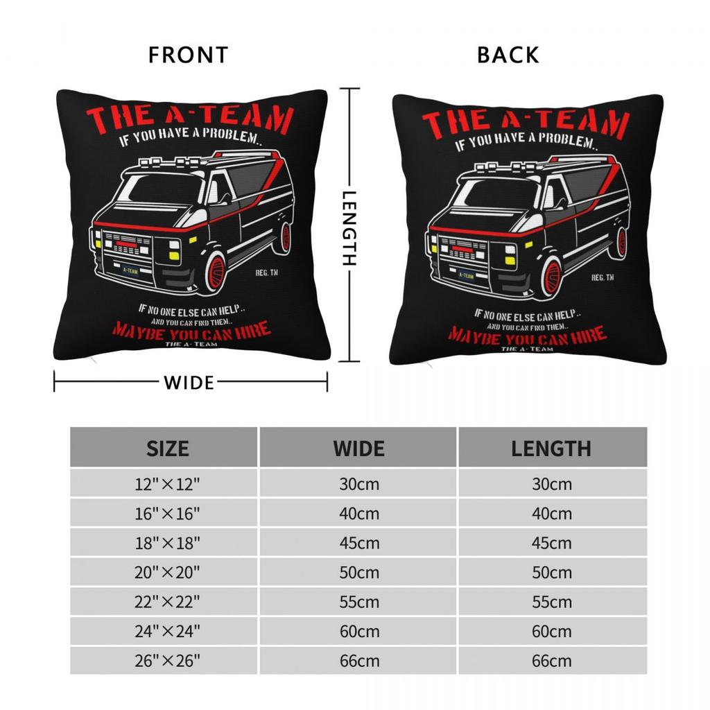 The A Team Pillowcase Polyester Cushion Comfort Throw Pillow Sofa Decorative Cushions Used for Home Bedroom Living Room