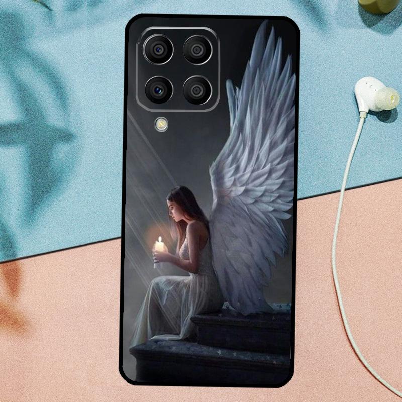 Fantasy Engel Mädchen Flügel Für Samsung Galaxy M53 M33 M11 M21 M31 M12 M13 M14 M15 M35 M34 M54 M32 M52 M06 M16 M55 Hülle