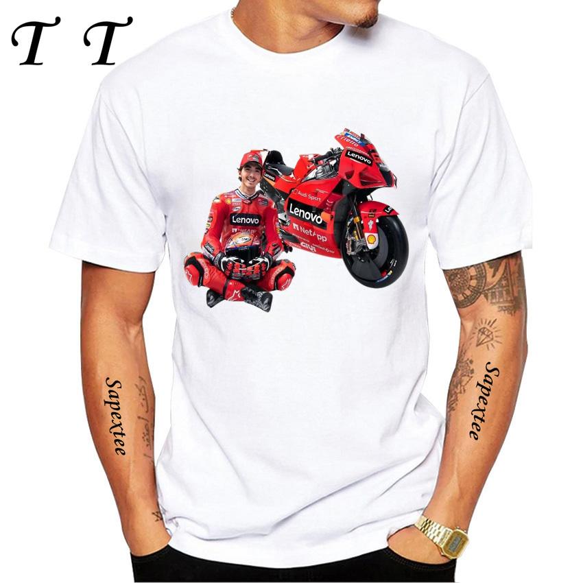 Pecco Bagnaia 63 Francesco 2025 World Champion Gift Classic T-Shirt Boy Casual T Shirts Harajuku Motorcycle Sport White Tee