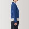 MUJI Washable Wool Crew Neck Size S Women's Mid-Gauge Sweater, Blue, (BA1P4A4A)