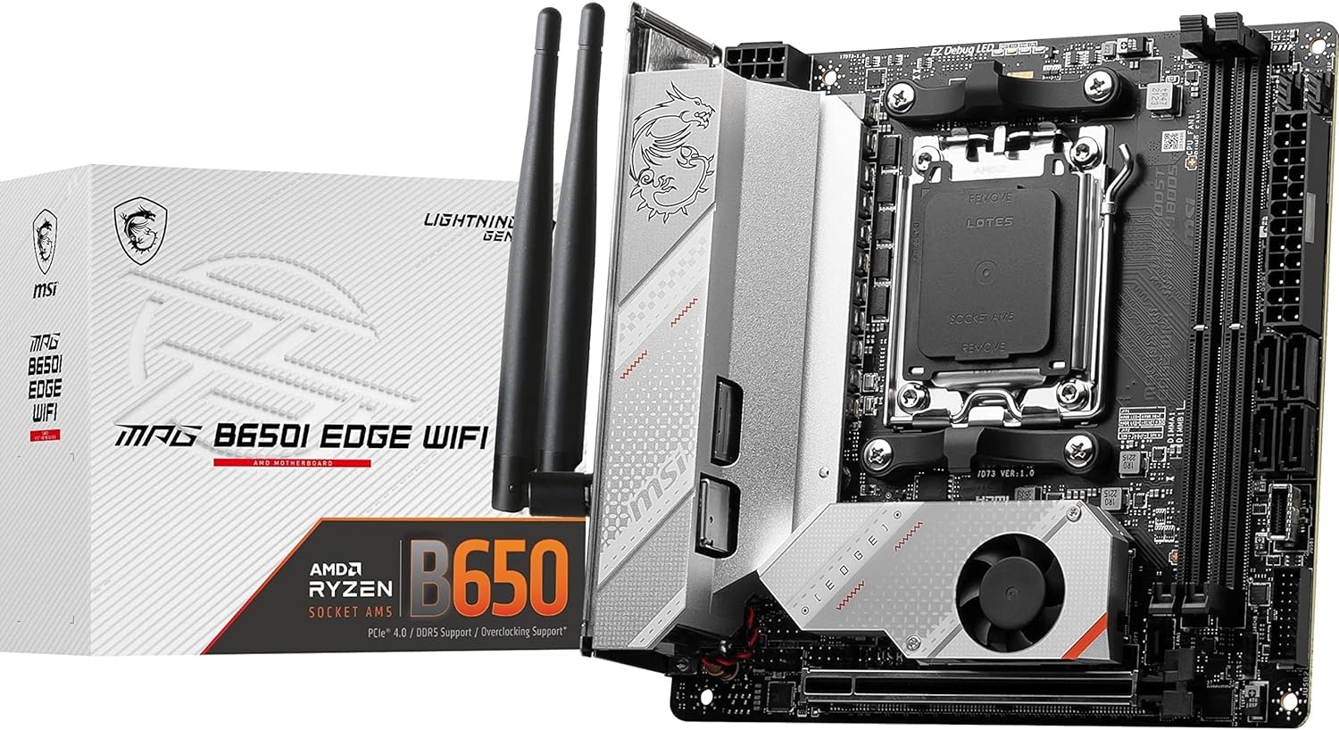 

Материнська плата MSI MPG B650I EDGE WIFI MB5906 Mini-ITX