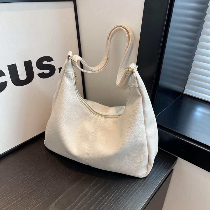 Large-capacity fashionable high-end textured women's bags, new simple and trendy versatile tote bags, commuting shoulder bags to work