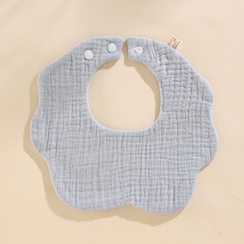 Soft Six-Layer Pure Cotton Baby Bib - Gauze Newborn Saliva Towel