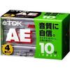 Tdk Аудіокасета AE 10 хвилин, 4 шт. [AE-10X4G]