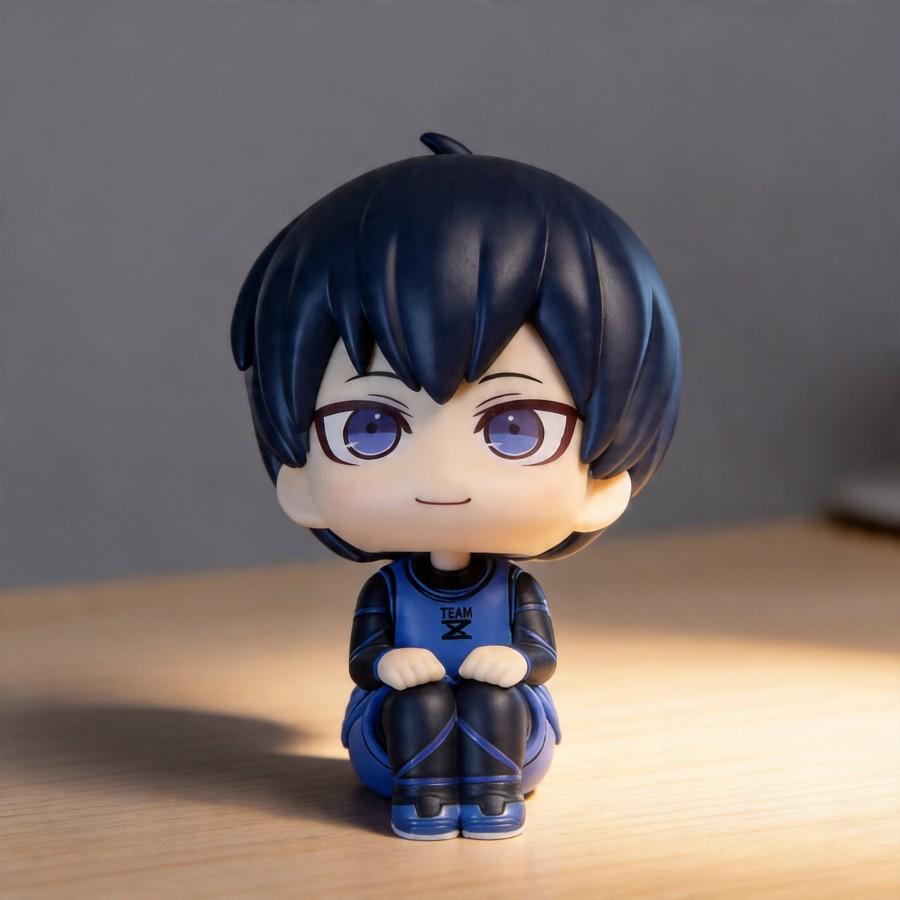 

Blue Lock Anime Figures Set - Chigiri Hyoma, Isagi Yoichi, Bachira Meguru - 10cm Palm-sized Desktop Decoration Ornament