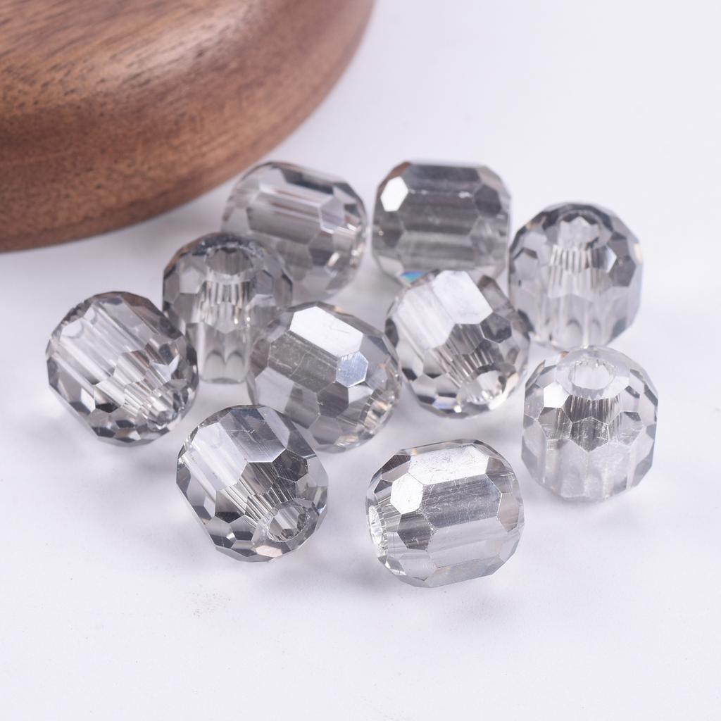 10pcs Round 8mm 10mm 12mm 14mm Crystal Glass Faceted Loose Beads For Jewelry Making DIY Crafts Findings