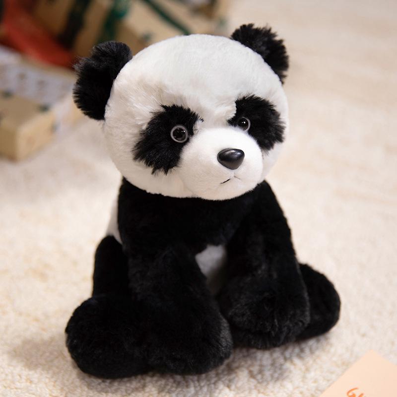 Cross-Border Plush Animal Dolls: Panda, Fox & Highland Cattle Creative Plush Toys