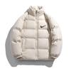 Casual Couple's Cotton Puffer Jacket: Men's Stand-up Collar, Thickened, Winter 2025 Style