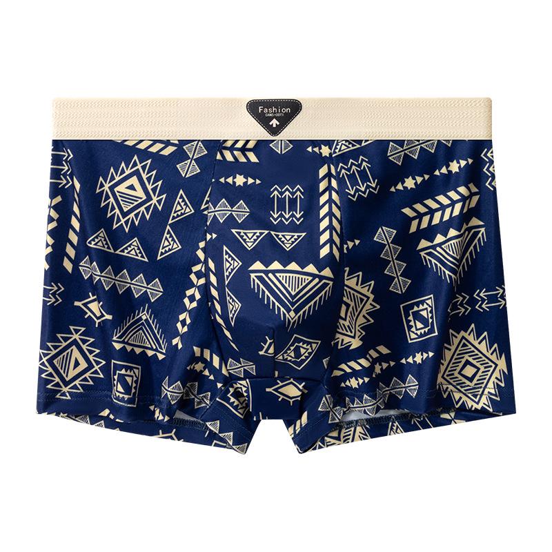 Boxers rétro pour hommes taille moyenne - Doux pour la peau et respirants