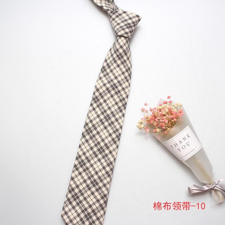 

Мужской узкий галстук, Специальный хлопковый повседневный галстук для платья в британском деловом стиле