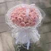 4Yards Flower Wrapping Wave Yarn Rose Bouquet Packaging Paper Lace Mesh Handmade Gift Packaging Supplies Wedding Party Decor
