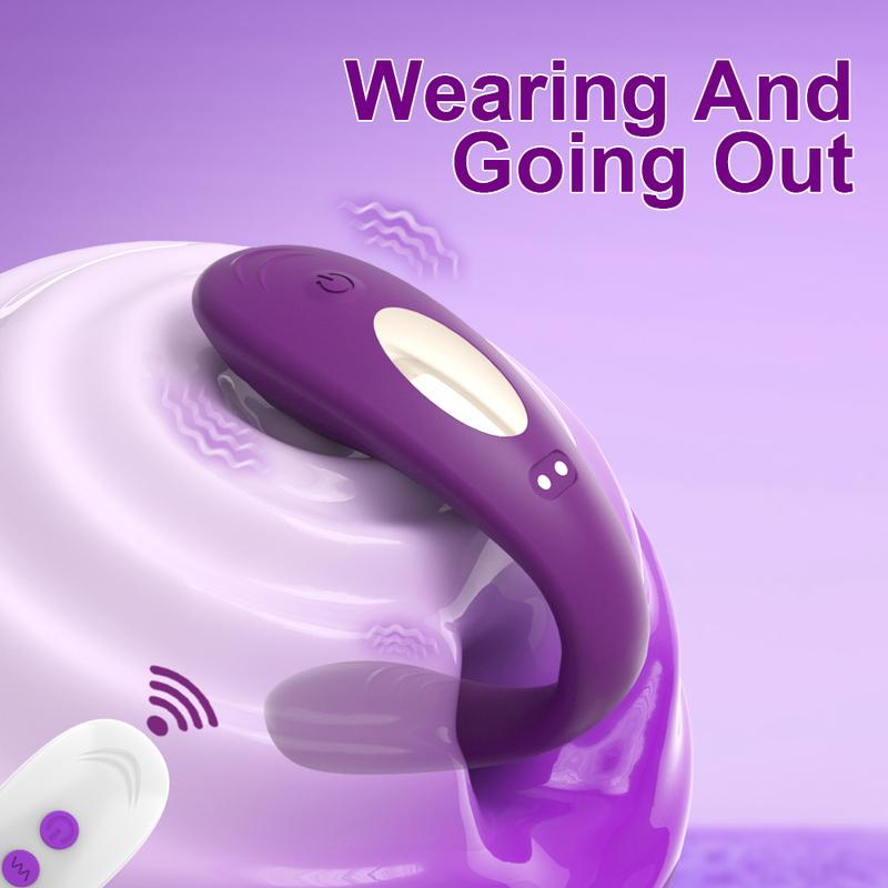 Remote Control Vibrator Female U Type Vibrator Clitoris Stimulate G-Spot Vagina Massage Female Masturbation Sex Toys for Women